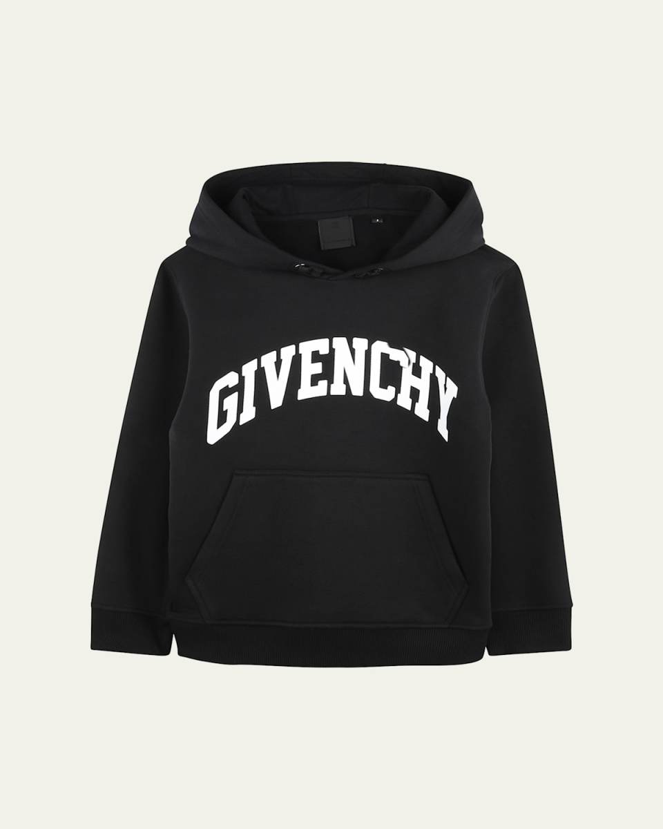 Kid's Logo-Print Fleece Hoodie, Size 6-12